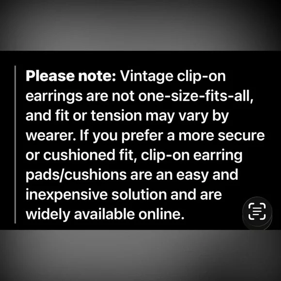 Marvella Faux Pearl Cabochon Style Clip On Earrings Gold Tone Chunky Vintage - Picture 9 of 9